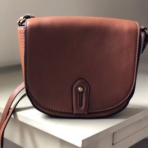 Boutique Chestnut Brown Crossbody Bag
